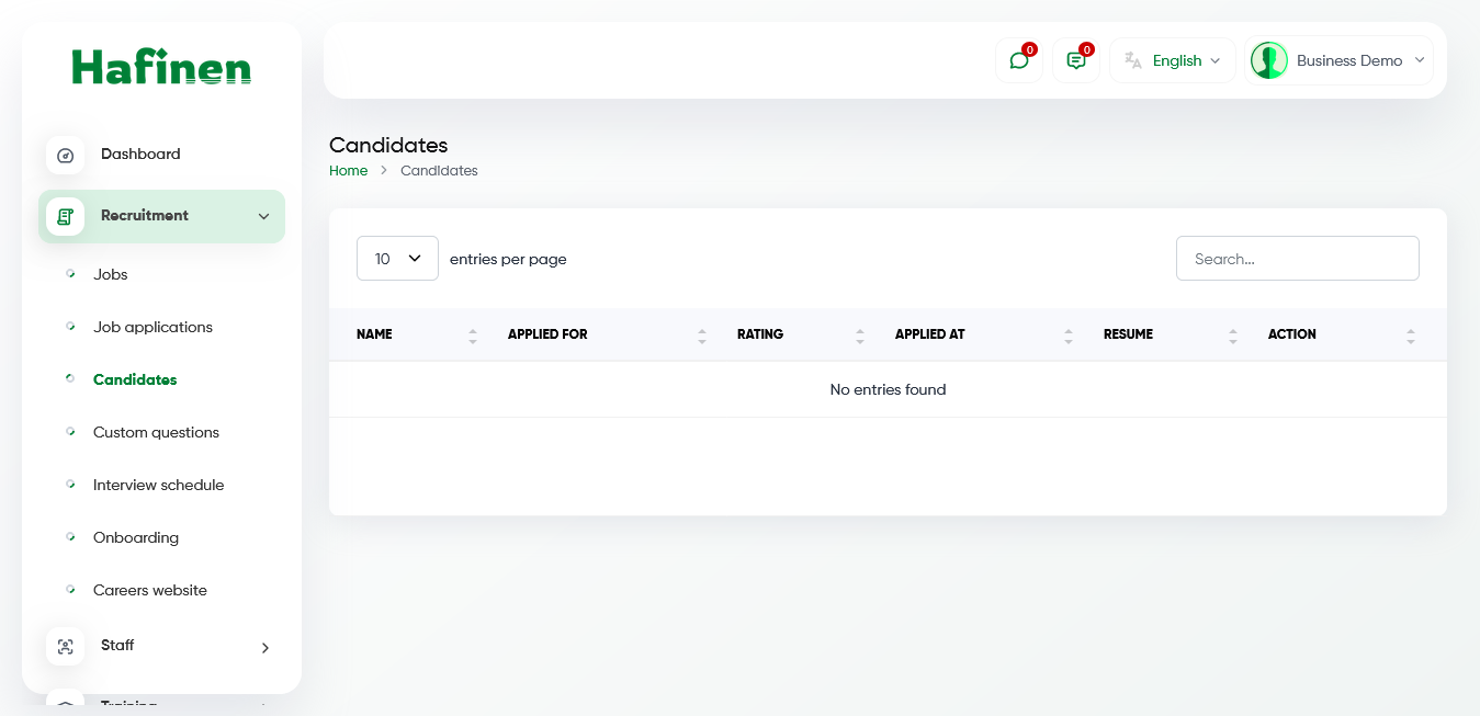 AI-powered candidate recommendations
